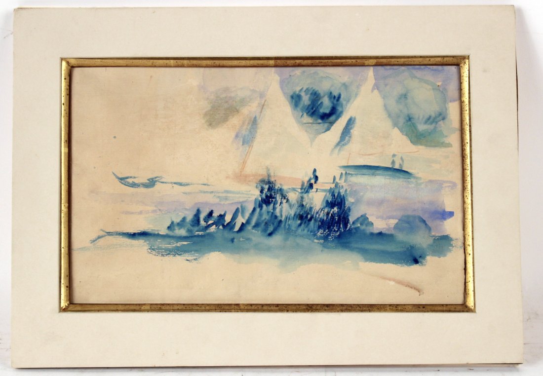 Watercolor, Maritime Scene, Pierre Auguste Renoir (1 of 10)