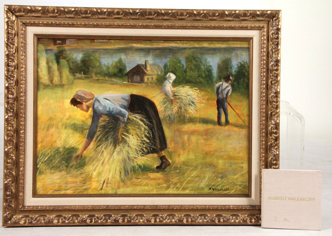 Oil on Canvas, Gleaners, Markku Waulakorpi (1 of 7)