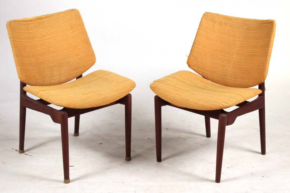 Pair of Danish Modern Side Chairs (1 of 10)