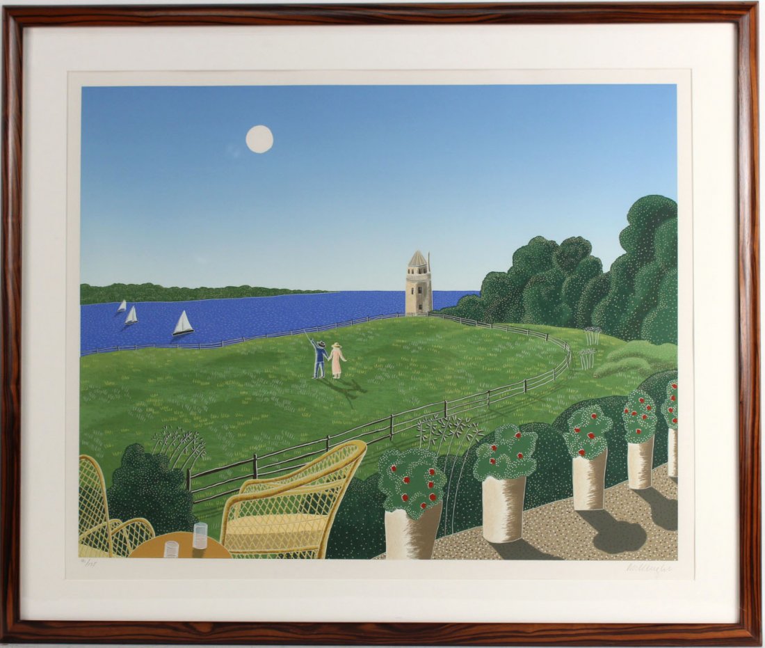 Silkscreen, Thomas McKnight, Nantucket Landscape (1 of 7)