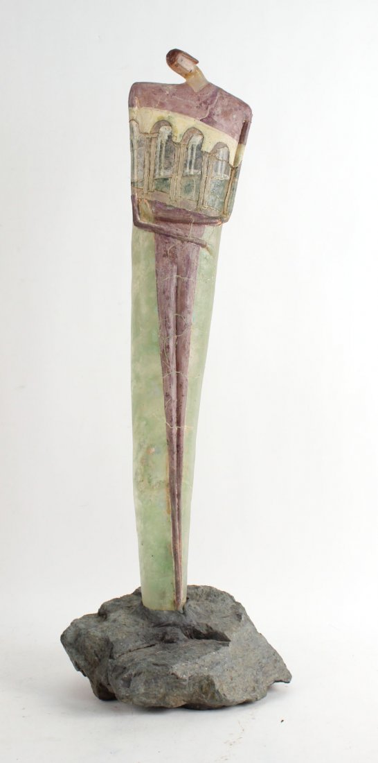 Studio Glass Female Figure Sculpture, Robin Grebe (1 of 10)