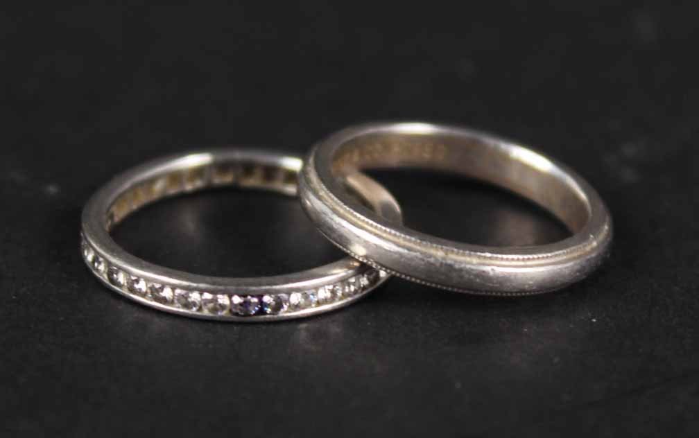 Tiffany & Co. Platinum and Diamond Eternity Band (1 of 4)