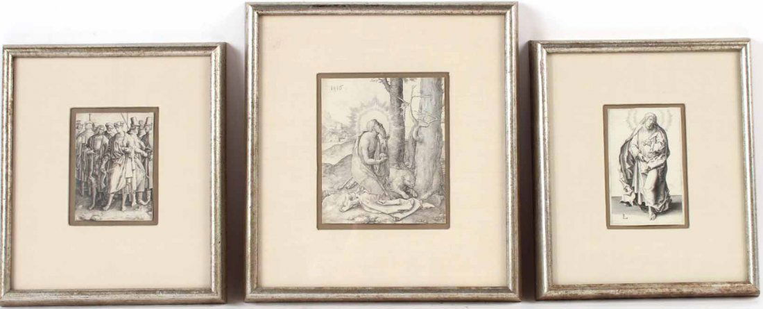 Three Black & White Engravings, Religious Images (1 of 4)