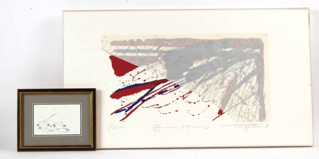 Mixed Media Lithograph, "Nevin," Tom Holland (1 of 9)