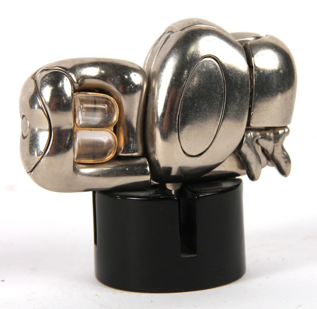 Nickel Plated Miguel Berrocal, Puzzle Sculpture (1 of 4)