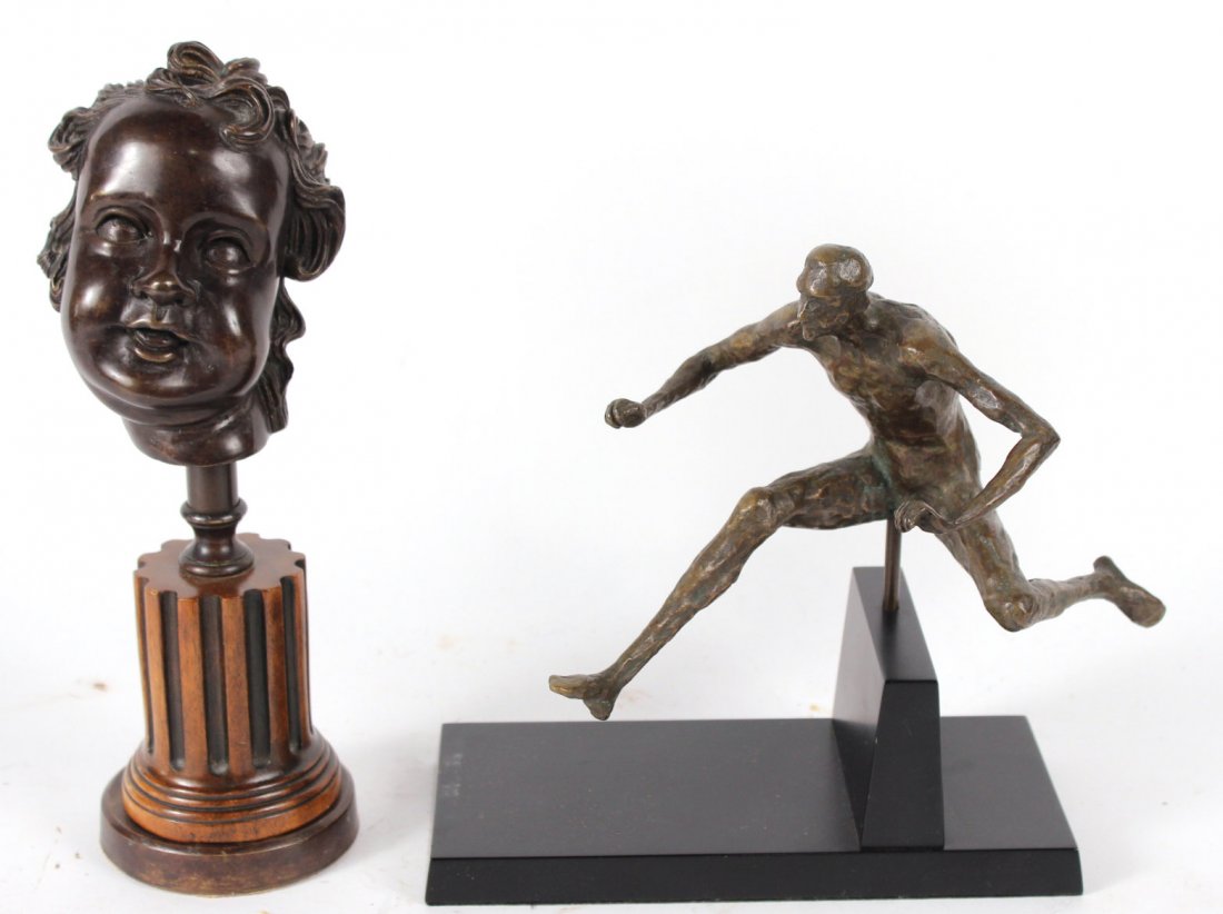 Bronze Sculpture of Leaping Man (1 of 8)