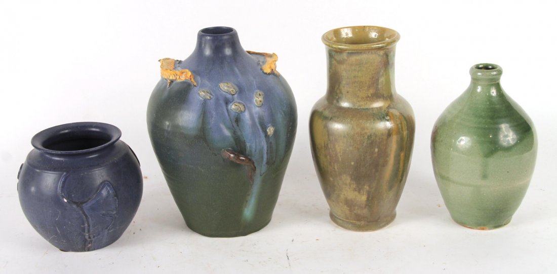 Four Art Pottery Vases (1 of 10)