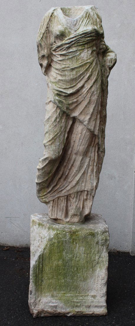 Painted Molded Composition Figure of a Woman (1 of 7)