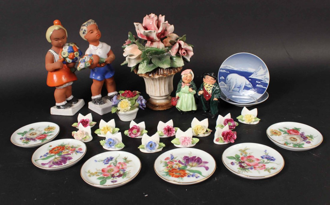Group of English, German & Denmark Porcelain (1 of 10)