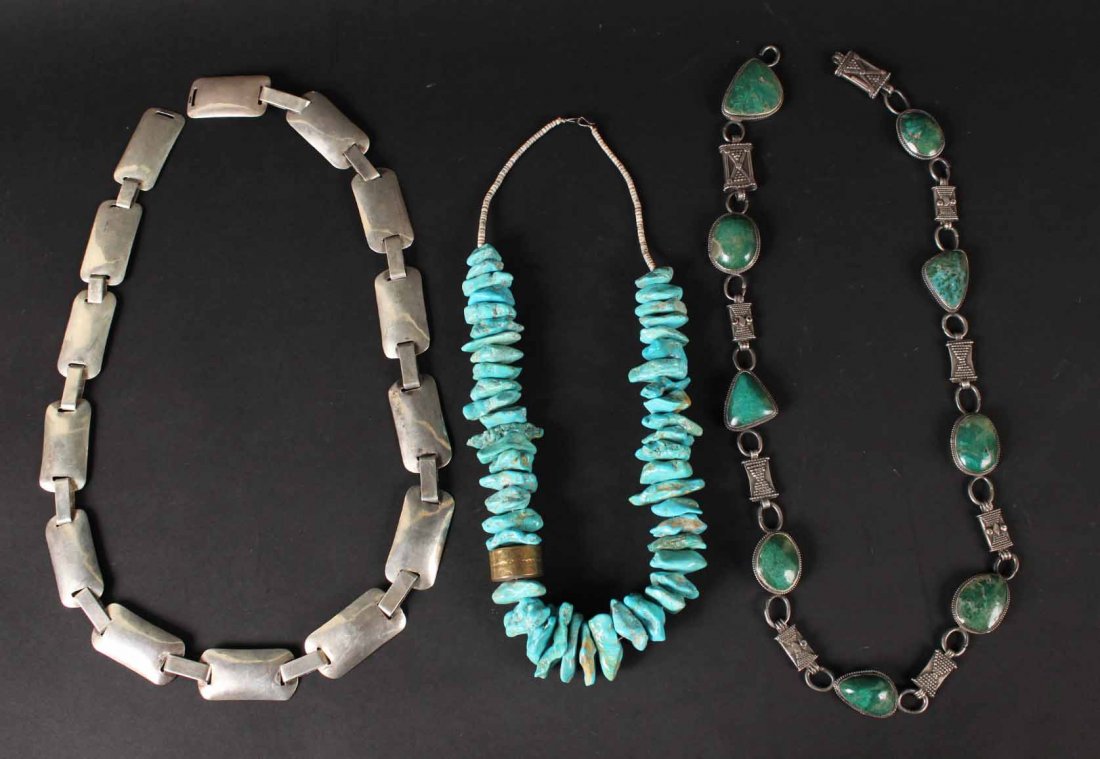 Mexican Sterling Silver Plaque Form Belt (1 of 9)