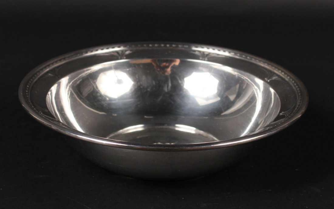 American Sterling Silver Circular Bowl (1 of 5)