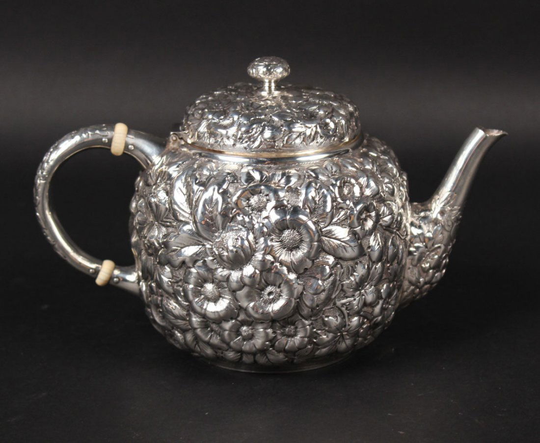 George Shiebler Sterling Silver Teapot (1 of 7)
