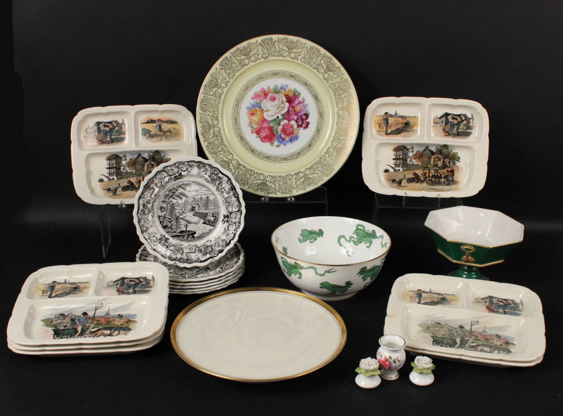 Group of English and French Porcelain Articles (1 of 10)