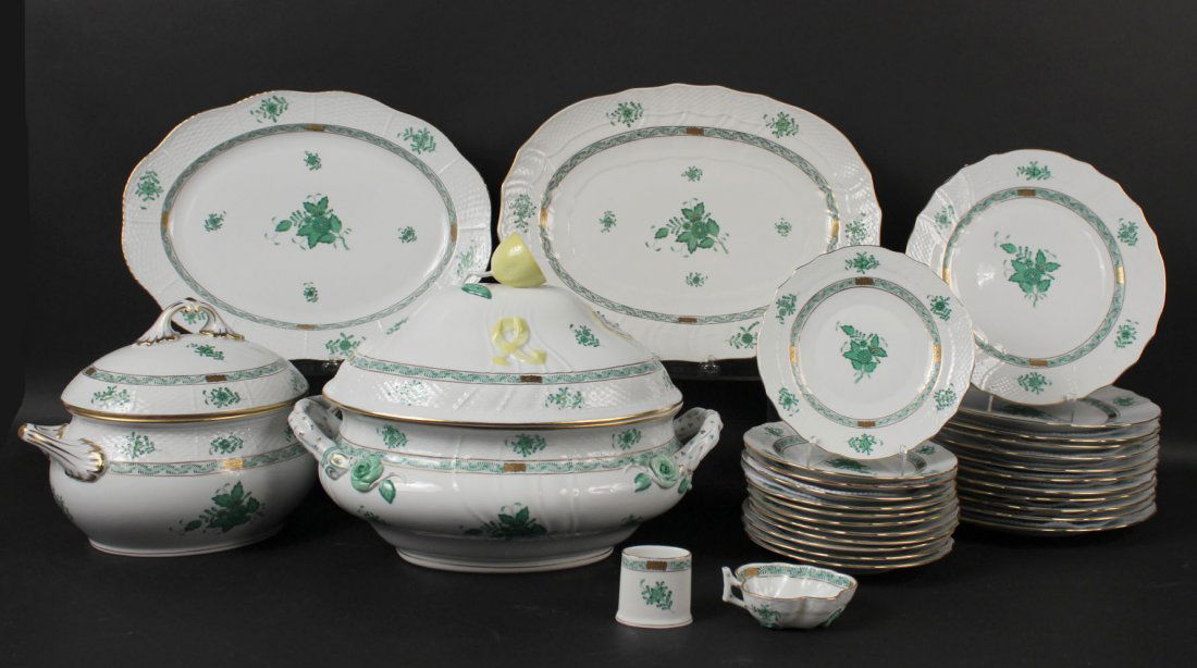 Herend Porcelain Chinese Bouquet Green (1 of 10)
