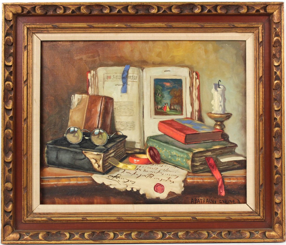 Oil on Canvas, Still Life, Janos Apatfalvi Czene (1 of 7)