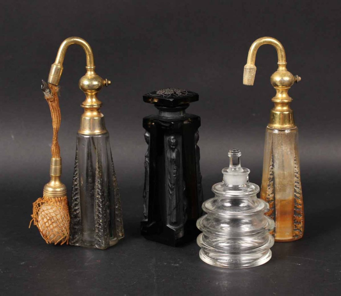 Two R. Lalique Atomizer Perfume Bottles (1 of 9)