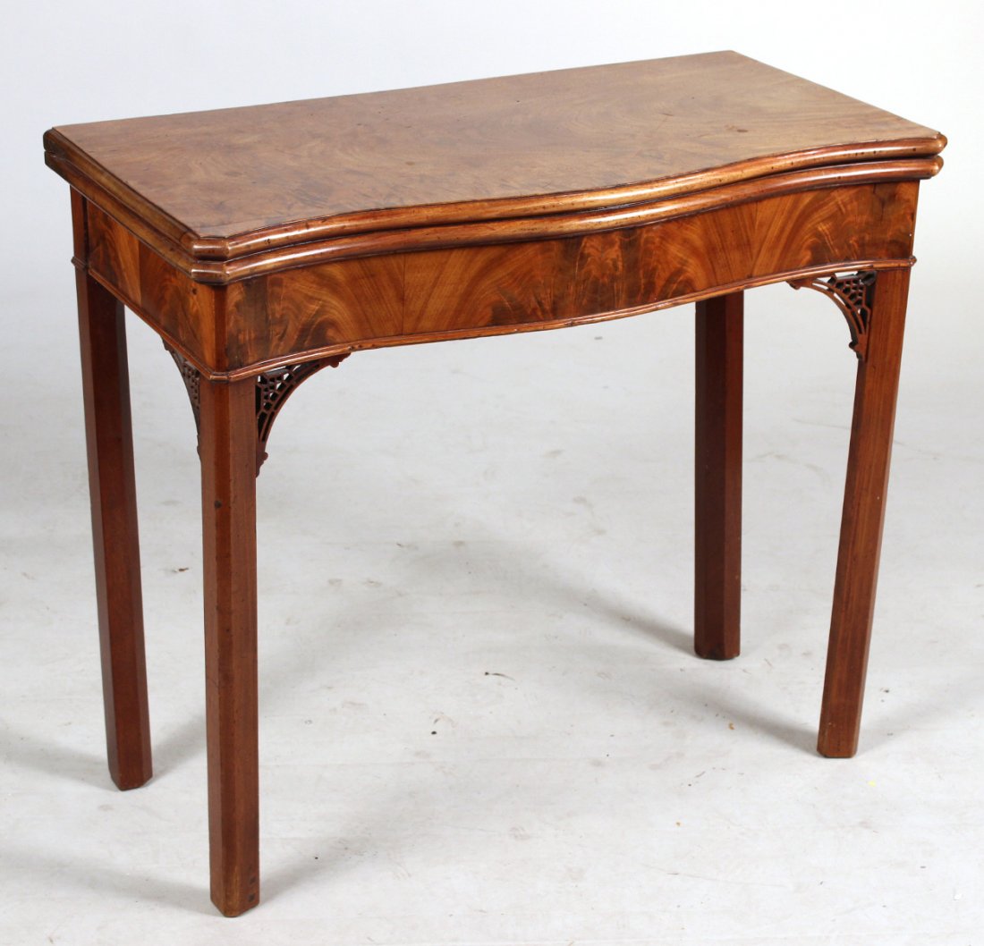 George III Mahogany Concertina-Action Games Table (1 of 9)