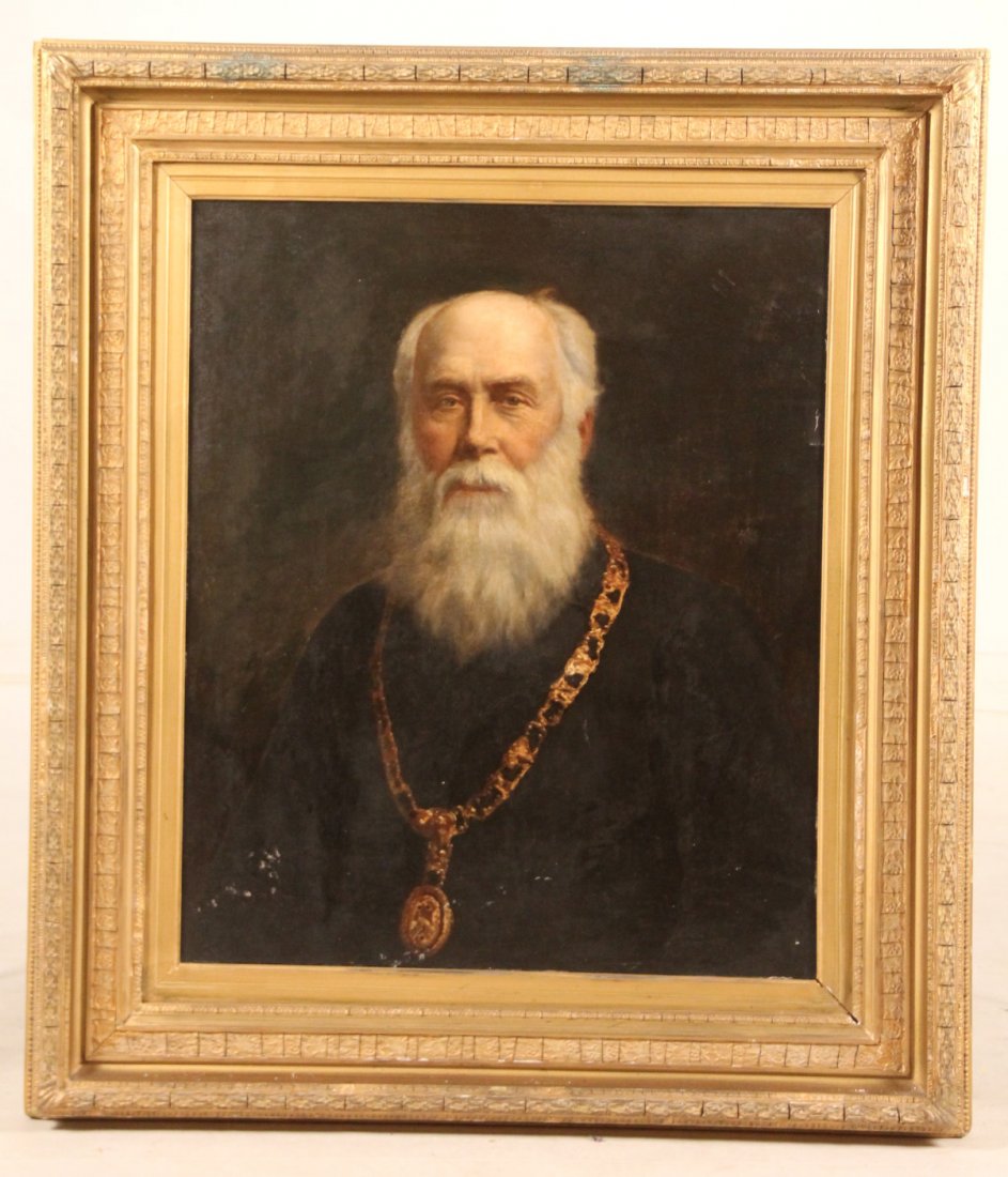 Oil on Board, Portrait of Man with Beard (1 of 8)