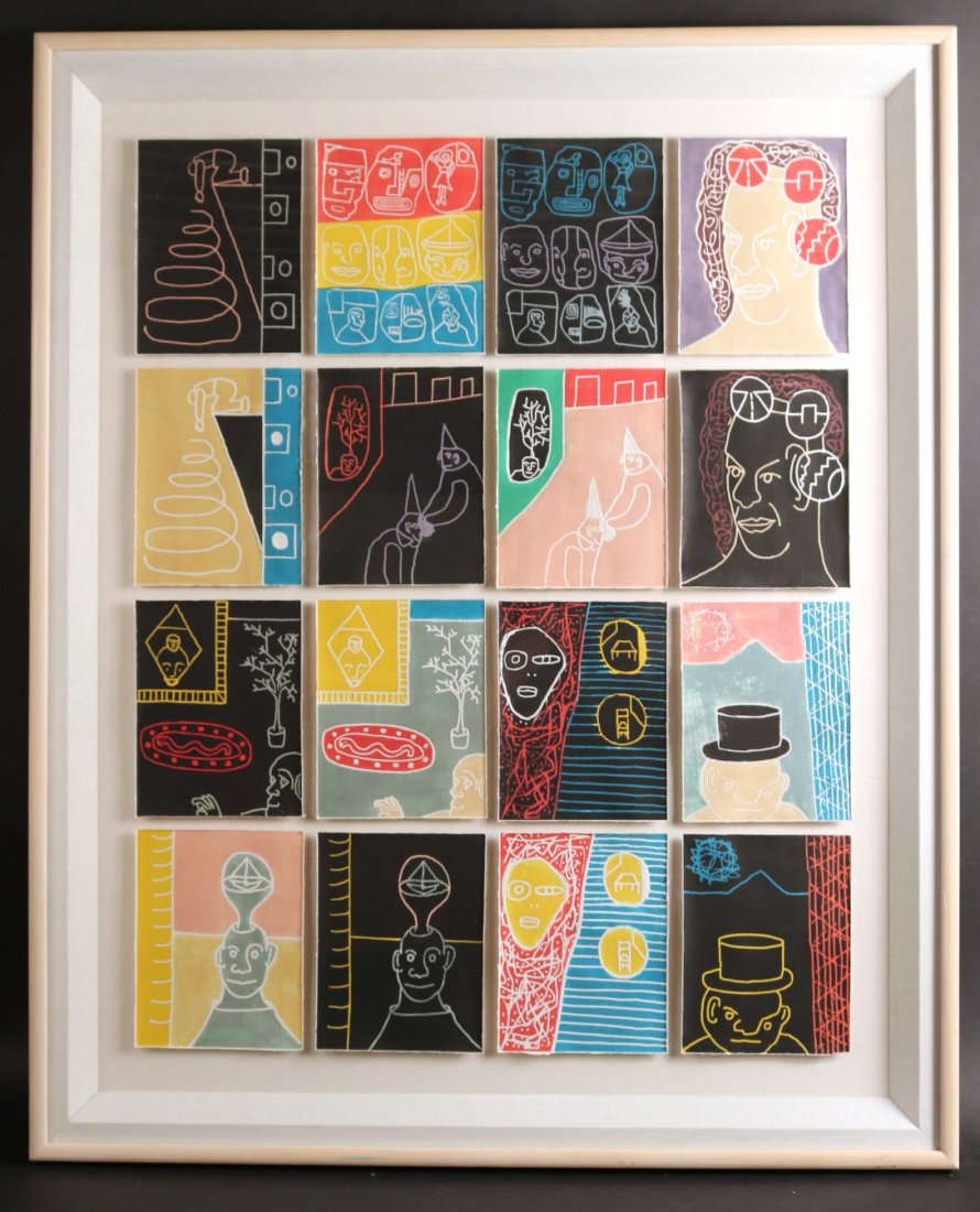 Woodcut Polyptych, Robin Winters (1 of 6)