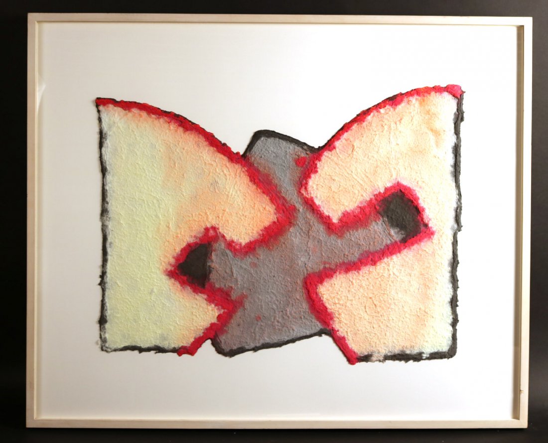 Handmade Paper, "State Flag #9," Bob Cross (1 of 6)