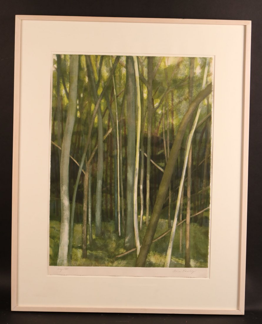 Monoprint, Trees, Nona Hershey (1 of 6)