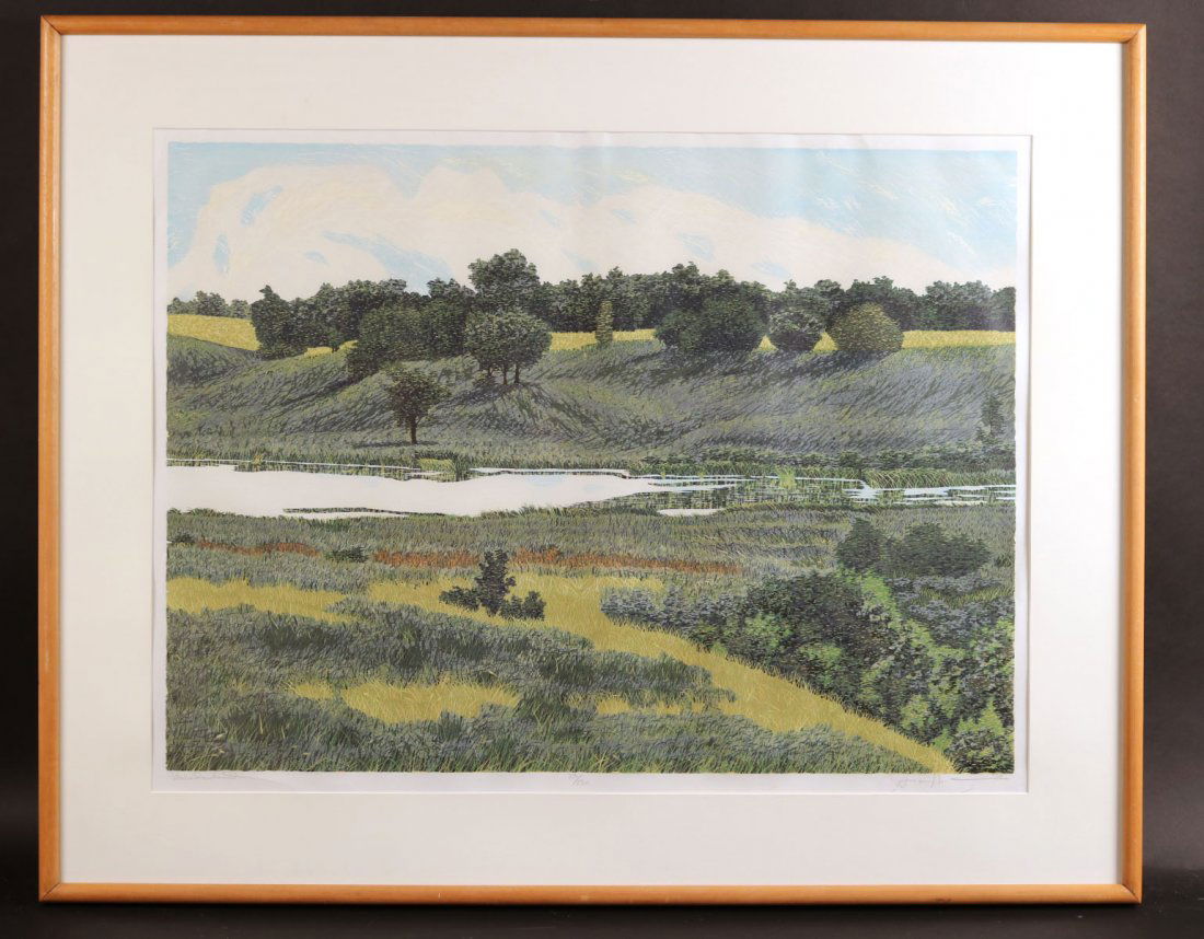Woodcut, Meadowland, Gordon Mortensen (1 of 8)