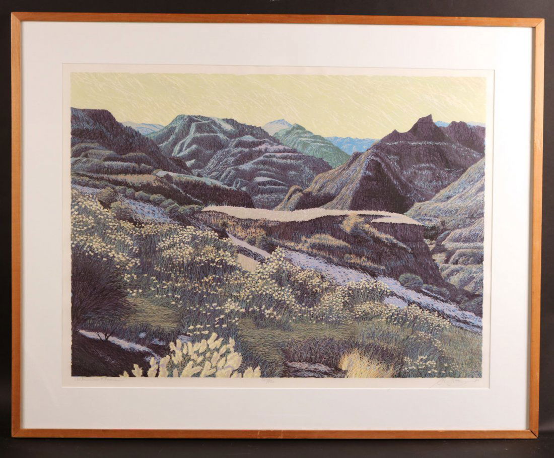 Woodcut, Autumn Flowers, Gordon Mortensen (1 of 6)