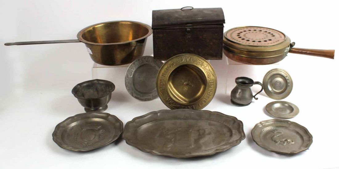Pewter, Tole and Brass Articles (1 of 9)
