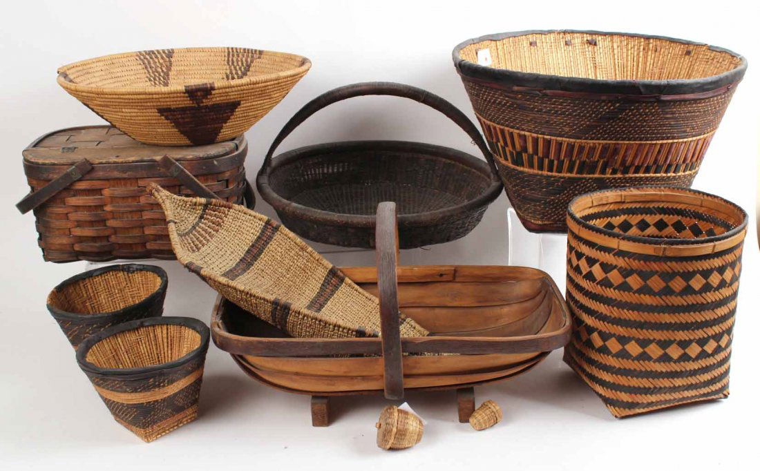 Assorted Group of Woven Baskets (1 of 7)