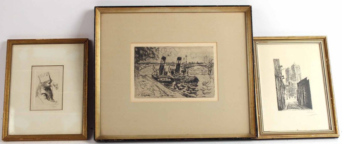 Etching, Two Tug Boats, Paul Signac (1 of 7)