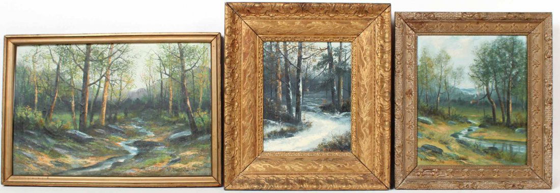 Three Oils on Canvas, Landscapes, Victor Shearer (1 of 10)