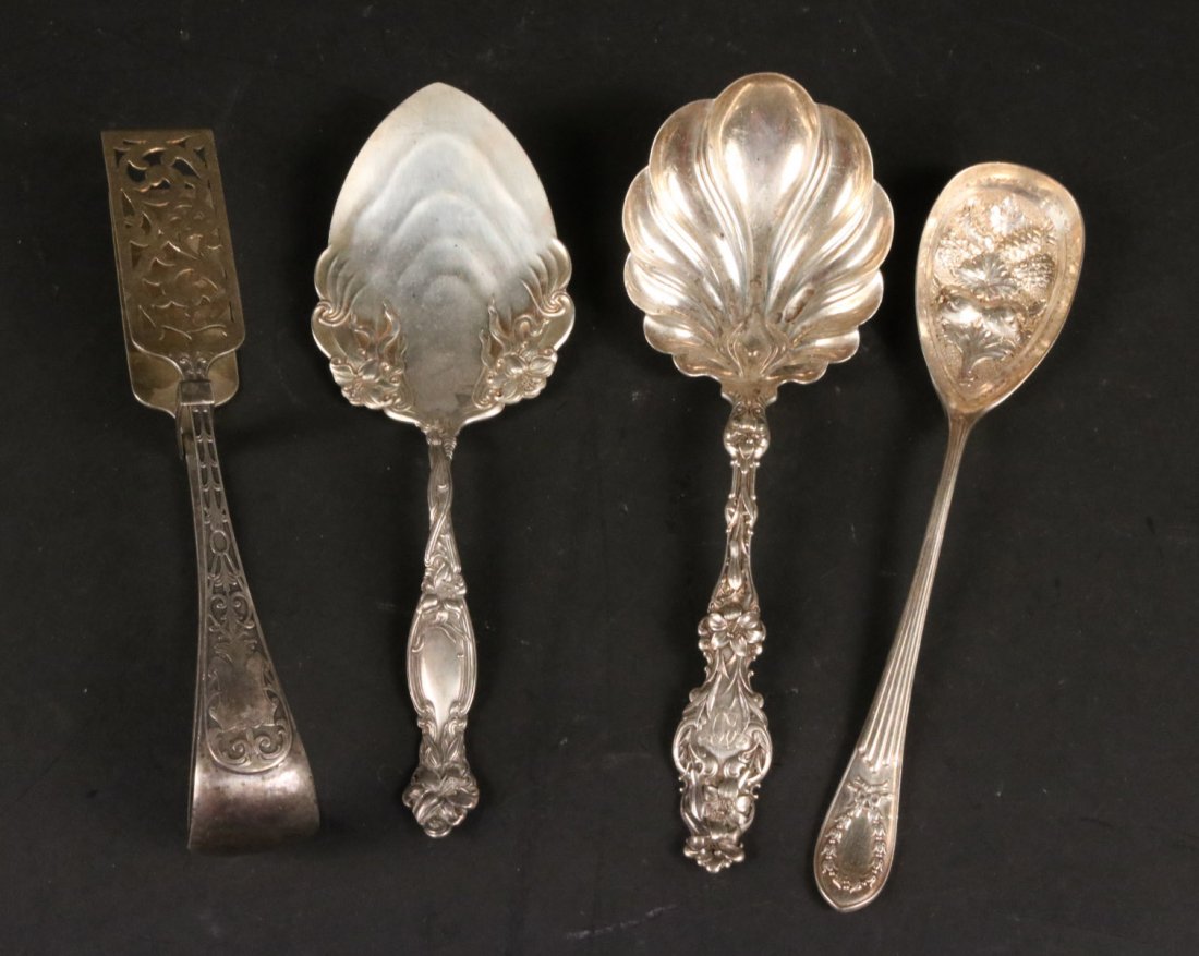 American Sterling Silver Pastry Tongs (1 of 9)