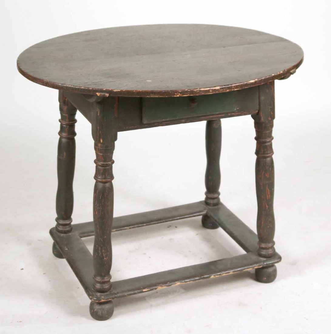 Federal Green-Painted Oval Tavern Table (1 of 5)