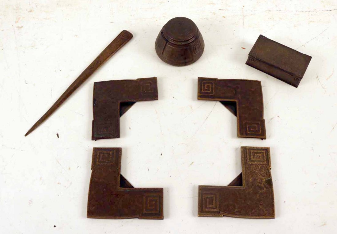 Tiffany & Company Bronze Desk Set (1 of 9)