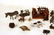 Large Group of Cold Painted Farm Animals - 2