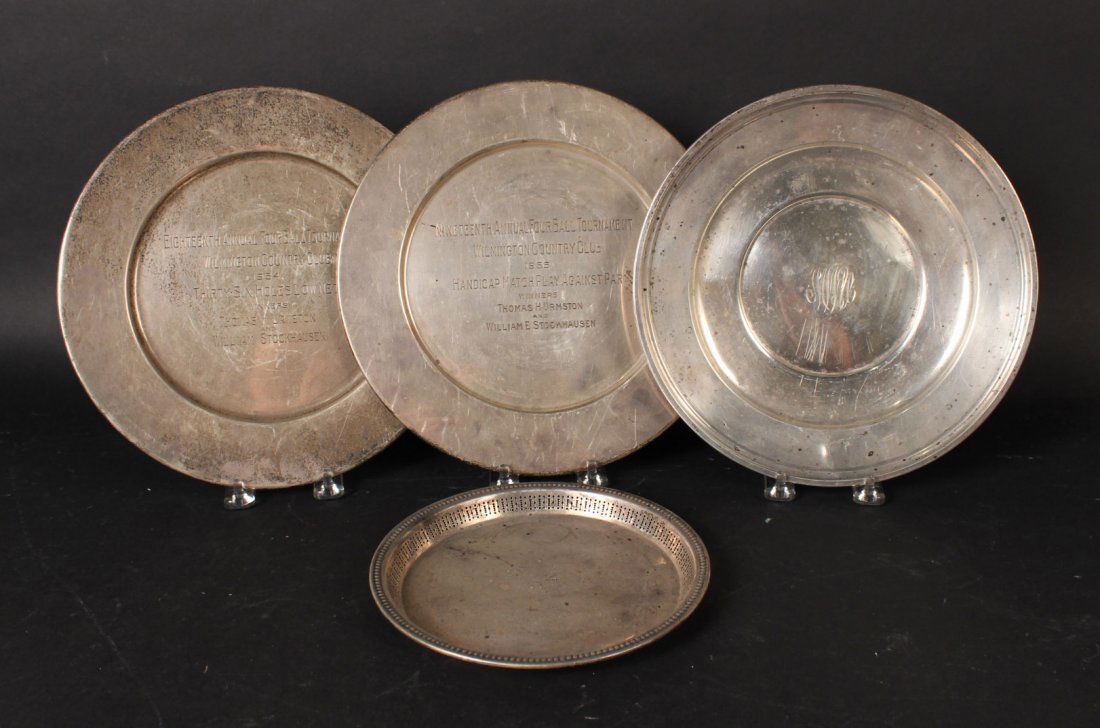 Two Sterling Wilmington CC Golf Trophies (1 of 10)