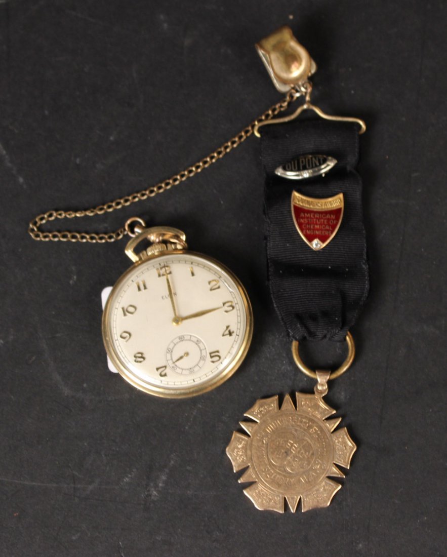 18K White Gold and Diamond Dupont Pin (1 of 5)