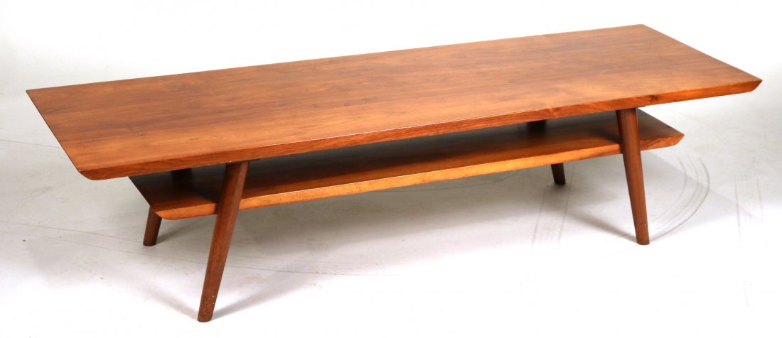 Mid-Century Modern Walnut Low Table (1 of 5)
