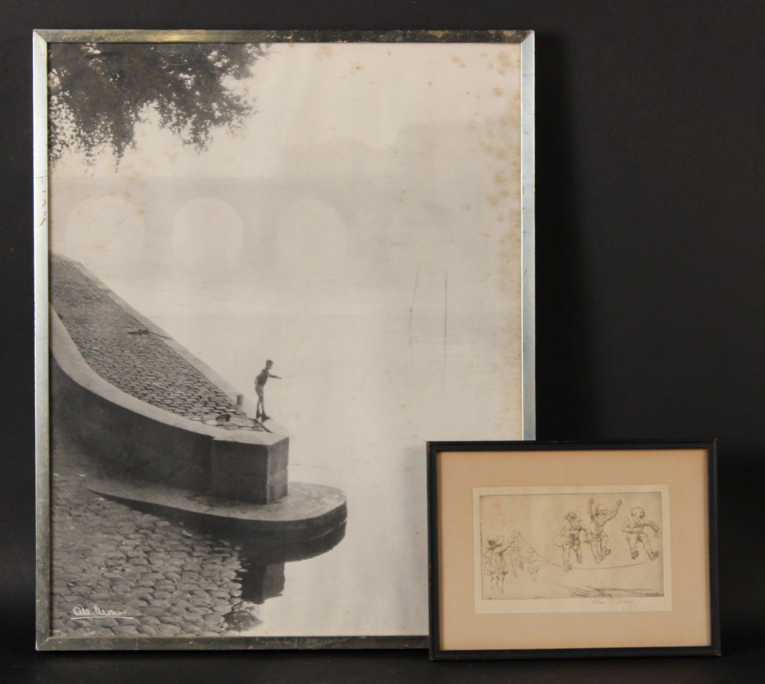 Etching, Children Jumping Rope, Eileen A. Soper (1 of 9)