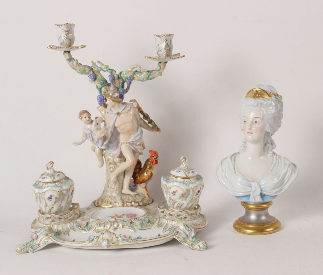 KPM Porcelain Figural Inkstand (1 of 10)