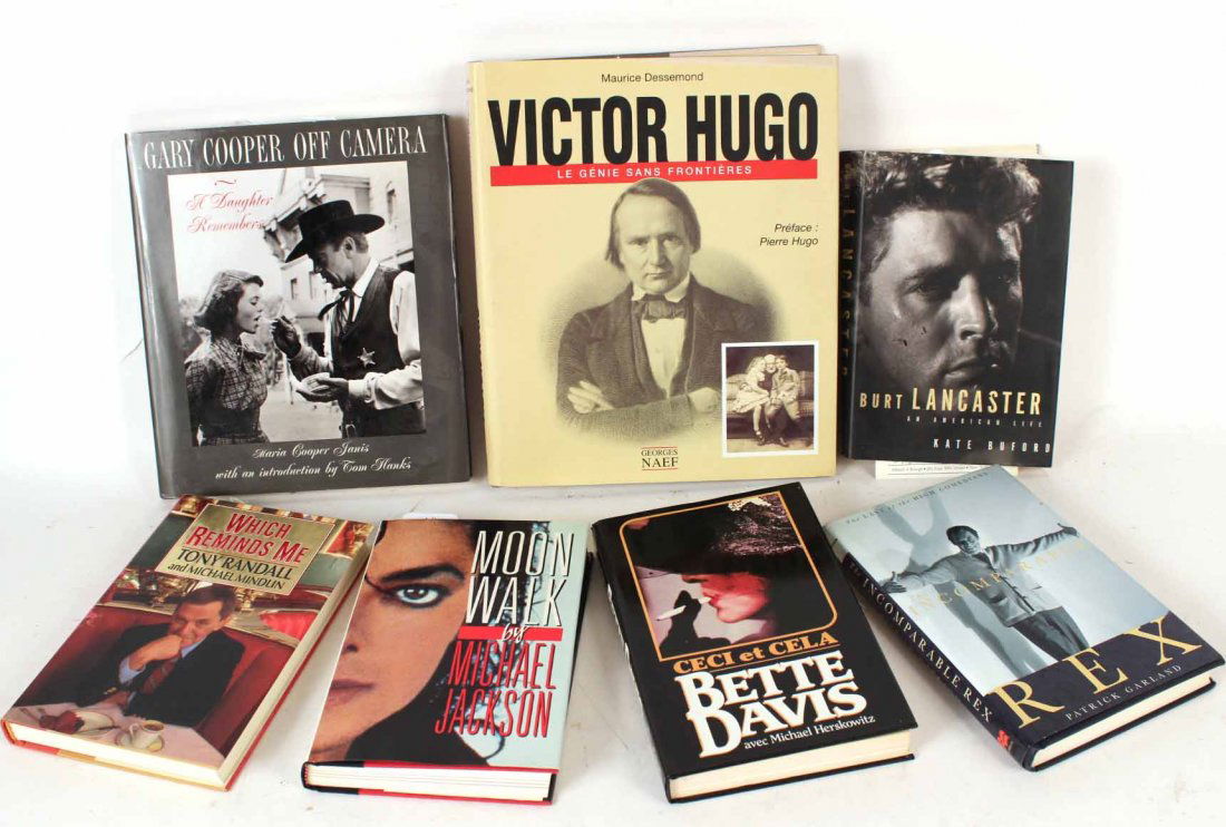 Seven Autographed Books about Celebrities (1 of 6)