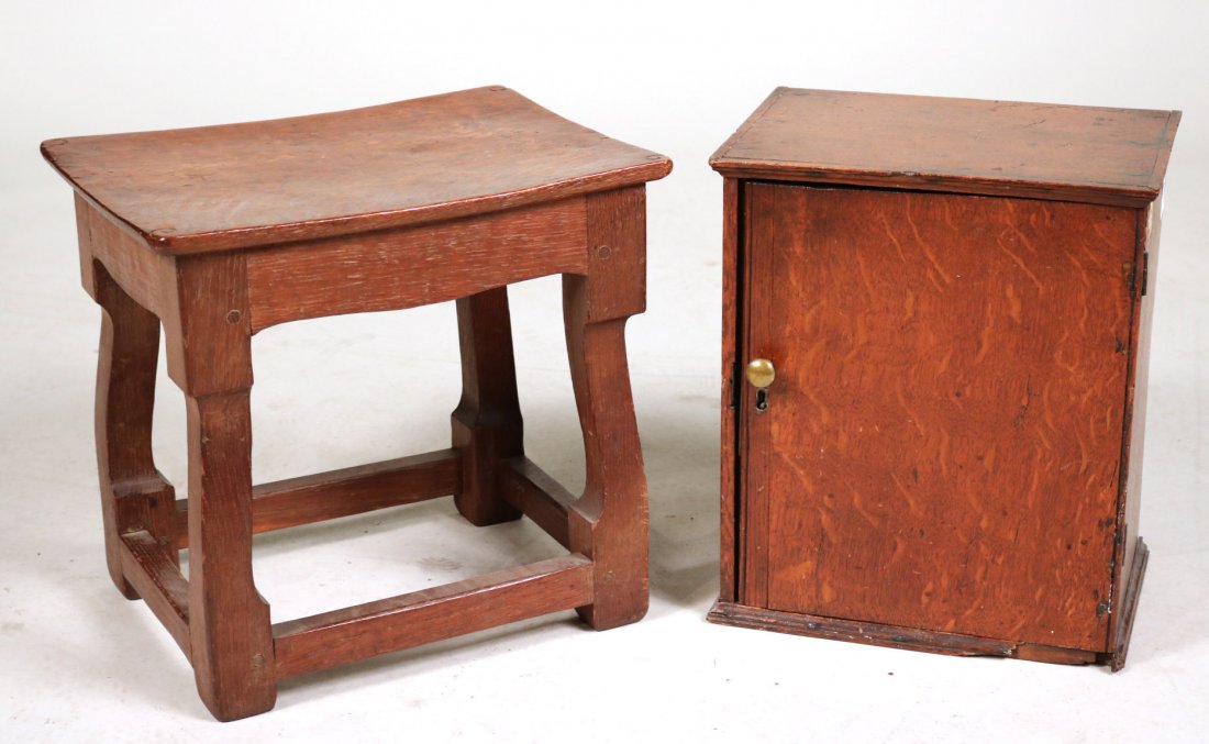 Oak Salesman Sample Cabinet (1 of 9)