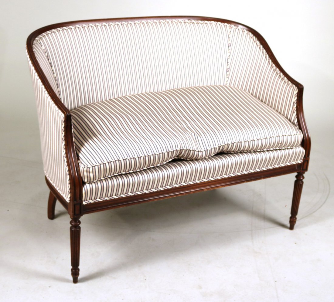 Federal Style Mahogany Settee (1 of 6)