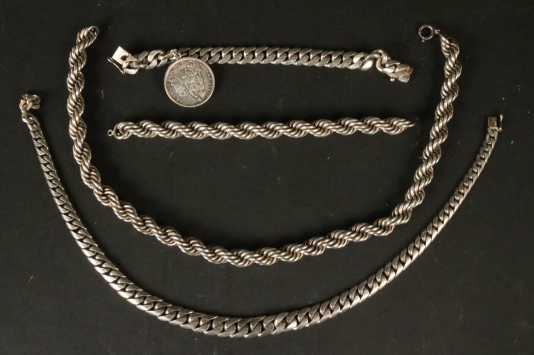 Peruvian Sterling Silver Link Necklace (1 of 10)