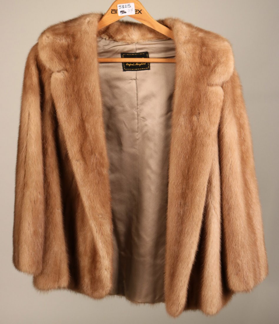 Brown Mink Fur Jacket (1 of 5)