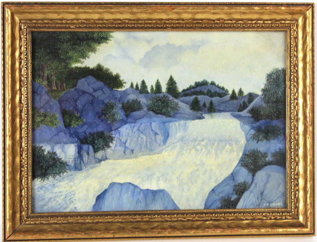 Oil on Board, Modern Primitive, Torvalt A. Hoyer (1 of 5)