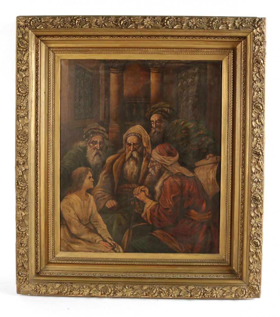 Oil on Canvas, Five Figures, Alexandre Cabanel (1 of 9)