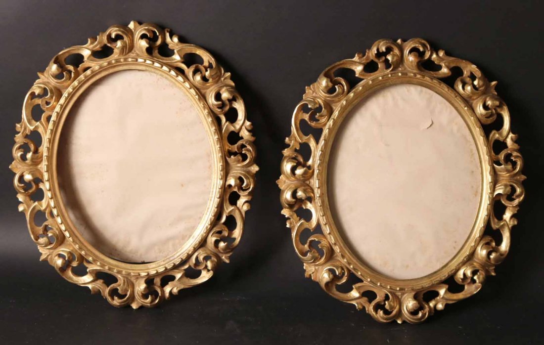 Pair of Neoclassical Style Giltwood Frames (1 of 7)