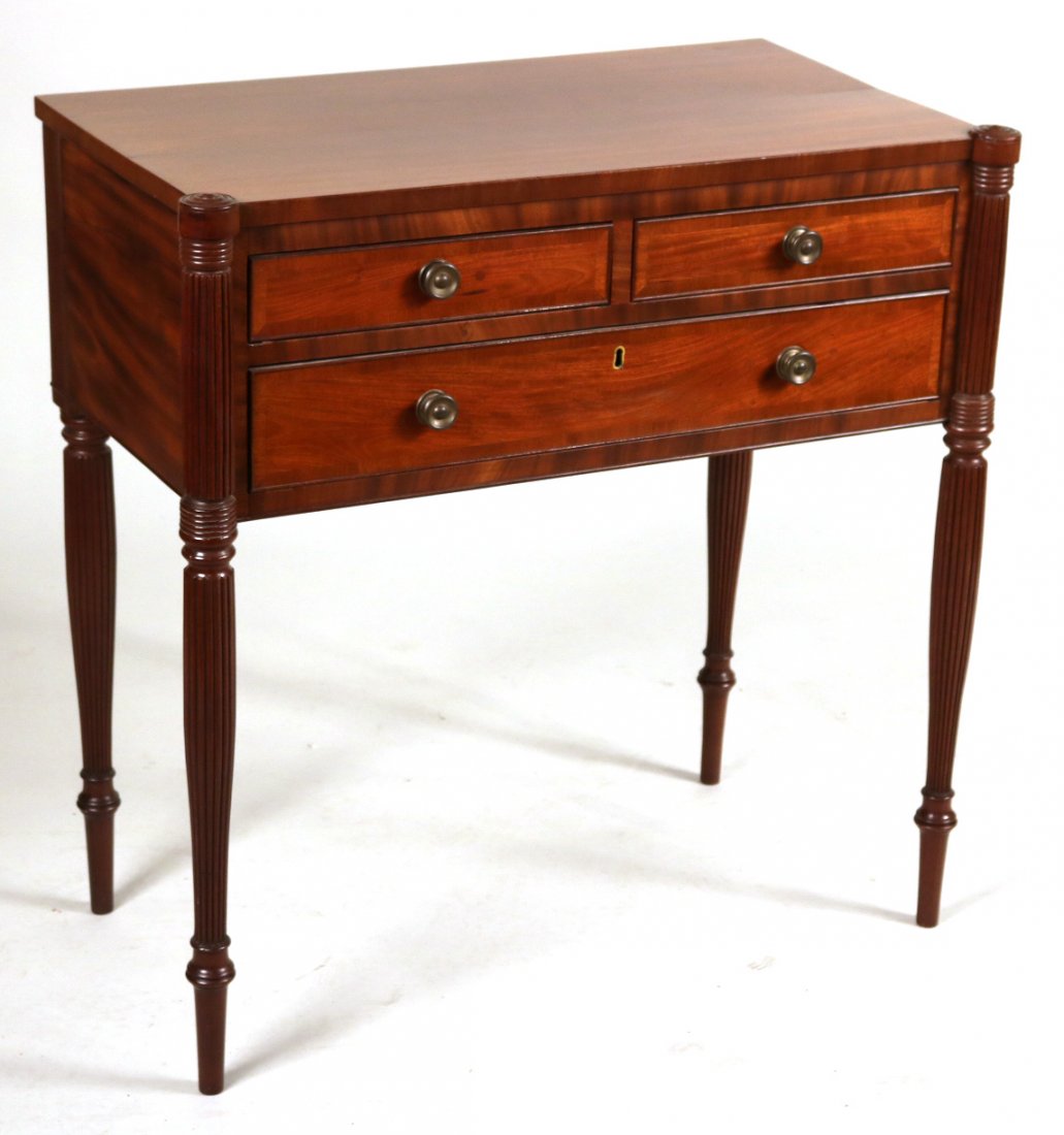 Federal Style Mahogany Serving Table (1 of 9)