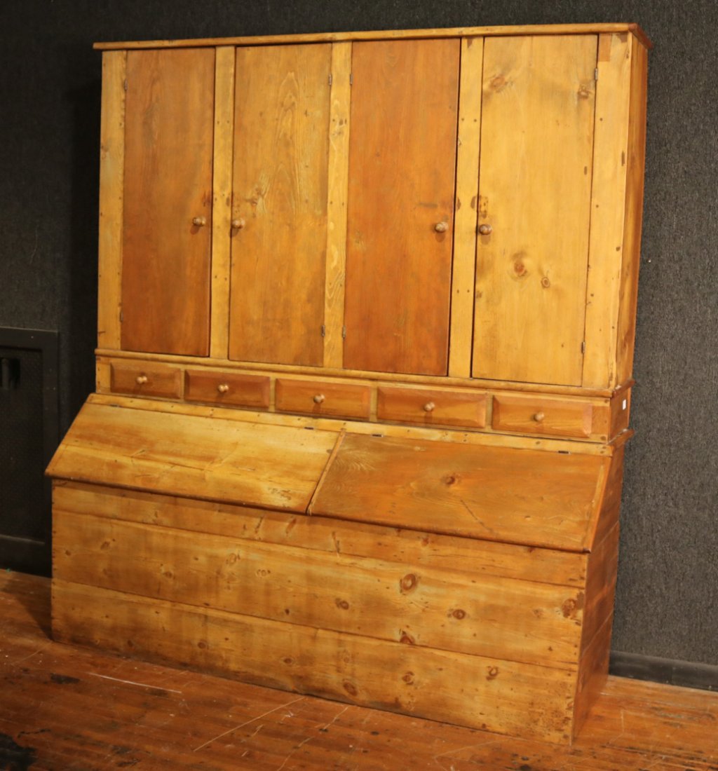 Country Pine Wall Cupboard (1 of 7)